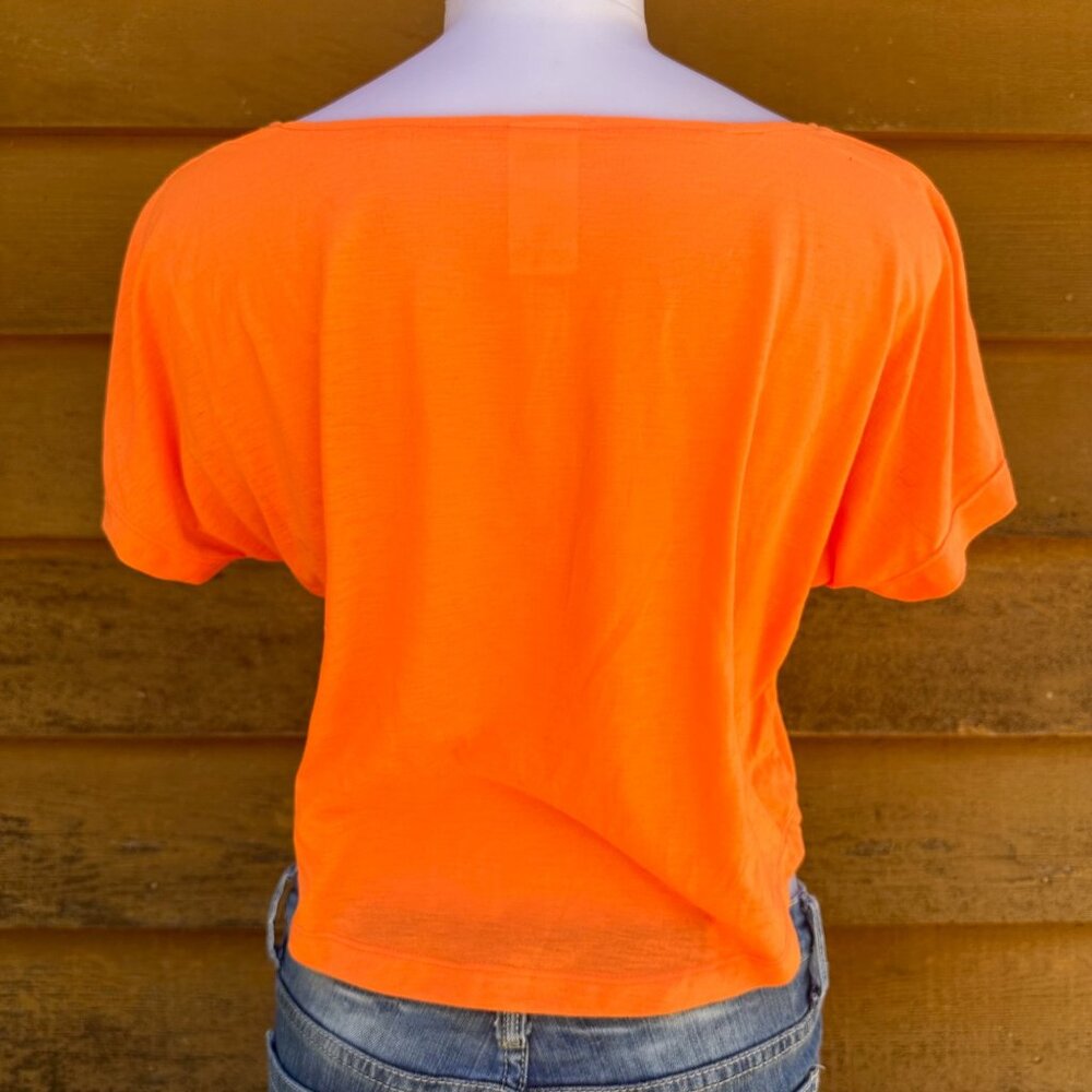 TBL Orange Jamaica The Reggae Island Crop Top Size S - Picture 3 of 8